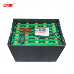 尤恩(un)叉車FB45-AZ1四支點(diǎn)電動(dòng)平衡重叉車蓄電池80V/840A 尤恩叉車電瓶廠家